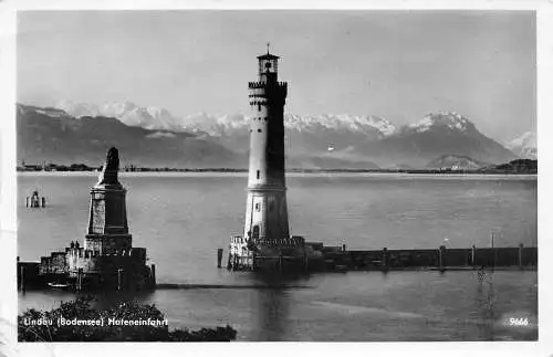 Lindau (Bodensee) Hafeneinfahrt gl1952 174.688