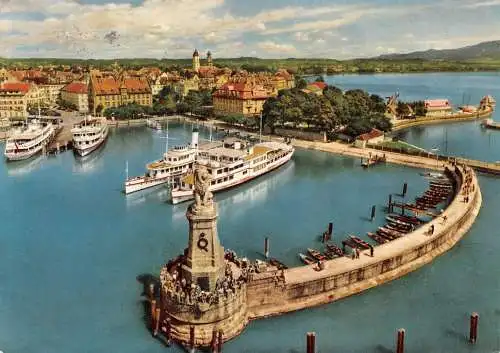 Lindau (Bodensee) Hafenpartie gl1976 174.680