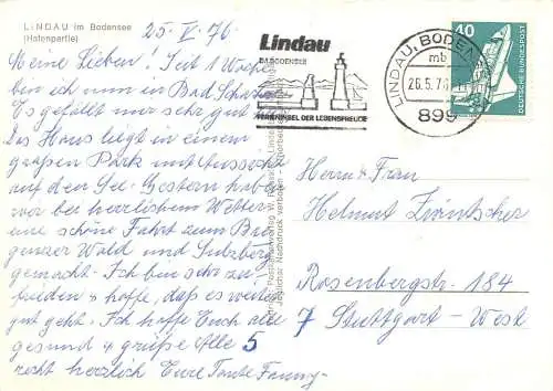Lindau (Bodensee) Hafenpartie gl1976 174.680