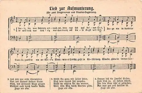 Musik und Lied: Lied zur Aufmunterung ngl 161.053