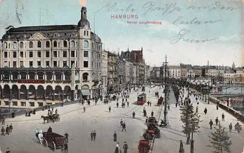 Hamburg Neuer Jungfernstieg gl1910 174.710