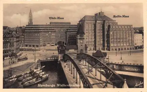 Hamburg Wolkenkratzer Chile-Haus und Ballin-Haus gl1927 174.711