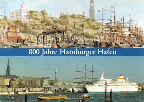 Hamburg Mehrbildkarte Teilansichten ngl 174.732