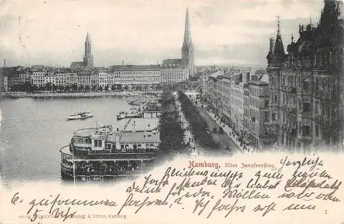Hamburg Alter Jungfernstieg gl1898 174.735