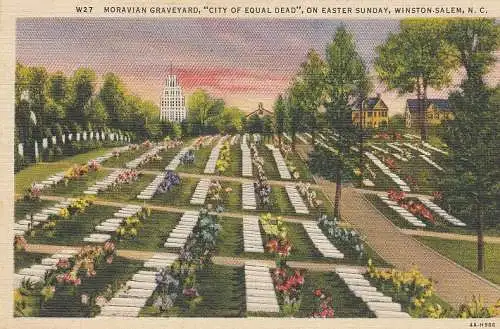 Winston Salem, N.C., Moravian Graveyard ngl E5324