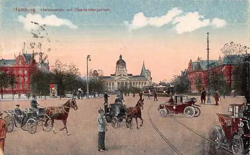 Hamburg Holstenplatz mit Oberlandesgericht gl1921 174.799