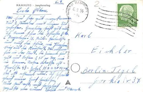 Hamburg Jungfernstieg gl1954 174.826