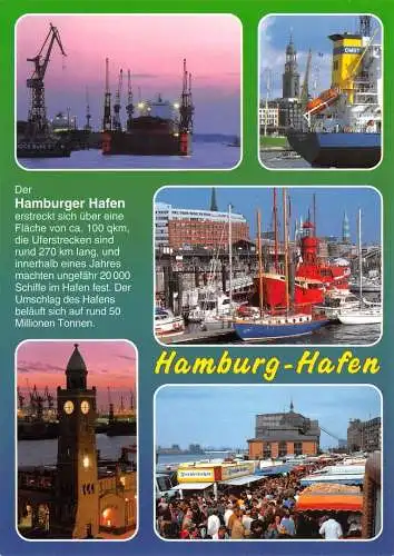 Hamburg Hafen Mehrbildkarte ngl 174.823