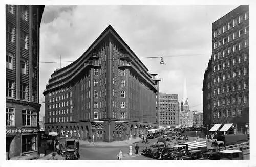 Hamburg Chilehaus und Sprinkenhof gl1955 174.834