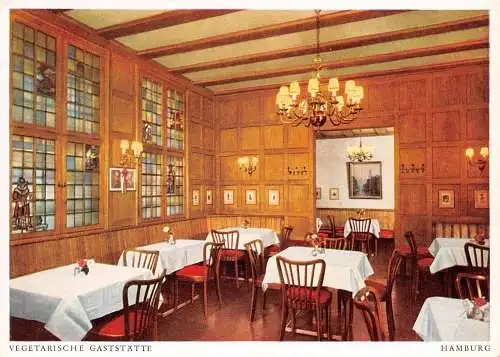 Hamburg Vegetarisches Restaurant Innenansicht ngl 174.831