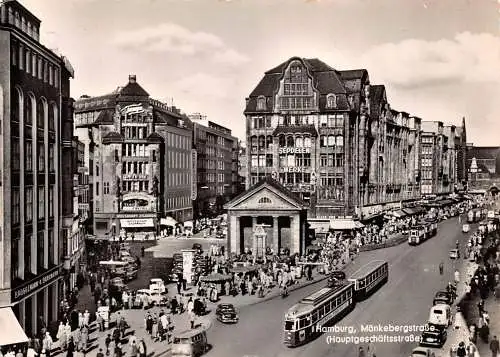 Hamburg Mönkebergstraße gl1957 174.843