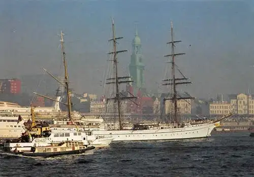 Hamburg Hafen mit Gorch Fock ngl 174.839