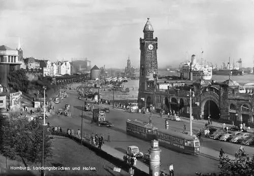 Hamburg Landungsbrücken und Hafen ngl 174.840