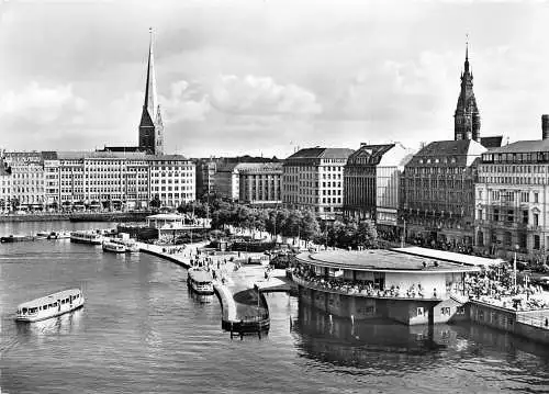 Hamburg Jungfernstieg und Binnenalster ngl 174.898
