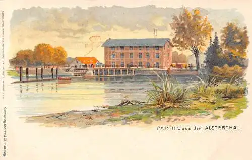 Hamburg Parthie aus dem Alsterthal ngl 174.918