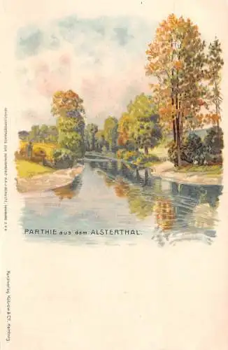 Hamburg Parthie aus dem Alsterthal ngl 174.934