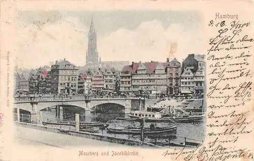 Hamburg Messberg und Jacobikirche gl1900 174.946