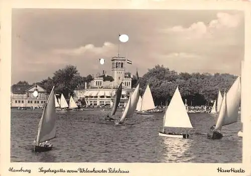 Hamburg Segelregatta vorm Uhlenhorster Fährhaus ngl 174.960
