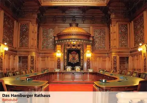 Hamburg Rathaus Ratsstube ngl 174.963