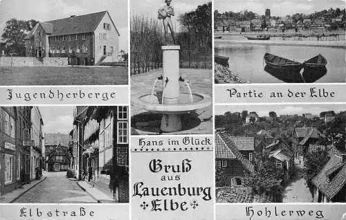Lauenburg an der Elbe, Mehrbildkarte ngl 175.013
