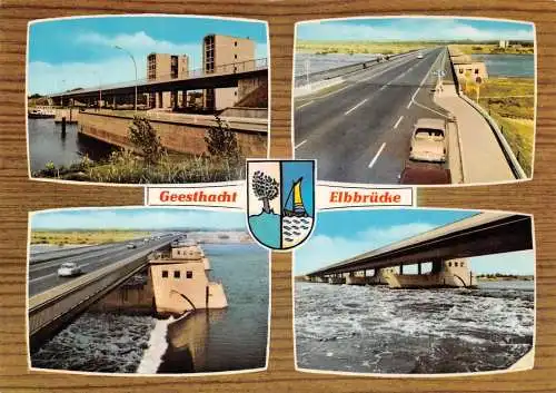 Geesthacht Elbbrücke Mehrbildkarte ngl 175.016