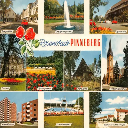 Pinneberg, Mehrbildkarte ngl 175.035