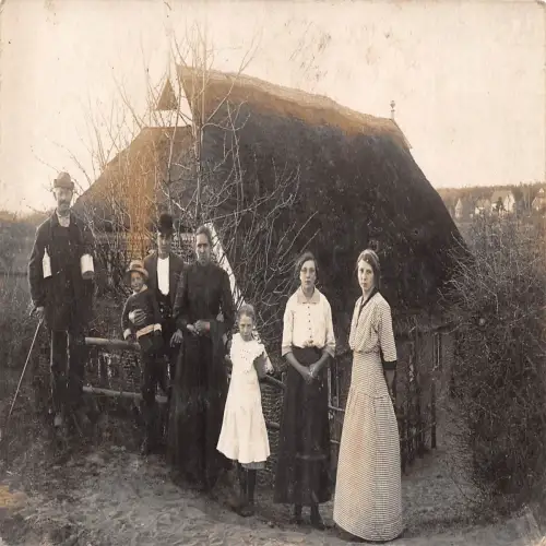 Dünneberg Fotokarte Gebäude Personen feldpgl1915 175.047