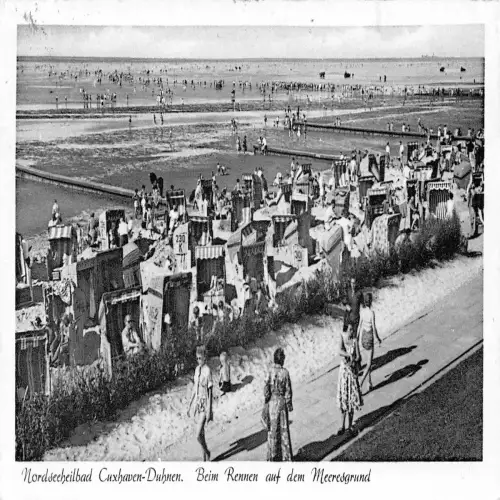 Cuxhaven-Duhnen Beim Rennen auf dem Meeresgrund gl1954 175.090