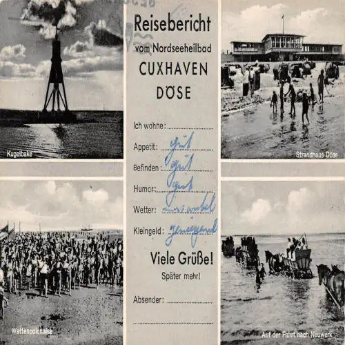Cuxhaven Mehrbildkarte gl1962 175.089