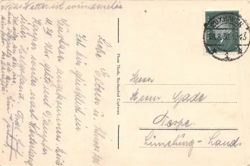 Cuxhaven Alte Liebe bei Springflut gl1930 175.092