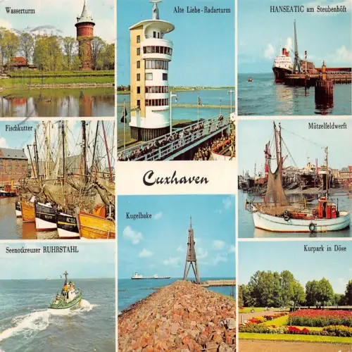 Cuxhaven Mehrbildkarte gl1973 175.109