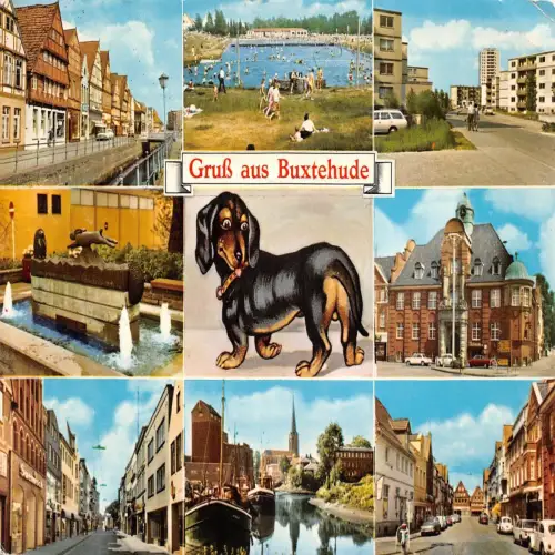 Buxtehude Mehrbilkarte gl1979 175.145