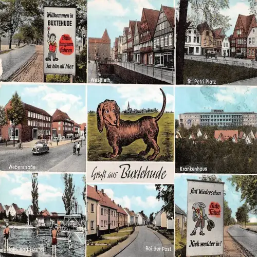 Buxtehude Mehrbilkarte gl1965 175.146