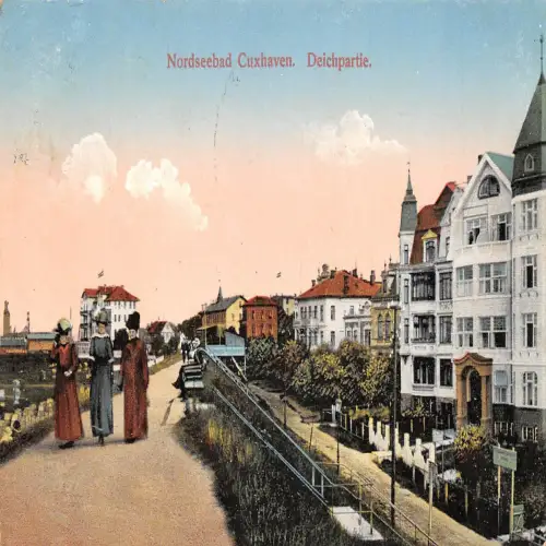 Cuxhaven Deichpartie gl1914 175.198