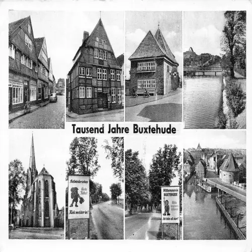 Buxtehude 1000 Jahre Mehrbildkarte ngl 175.206