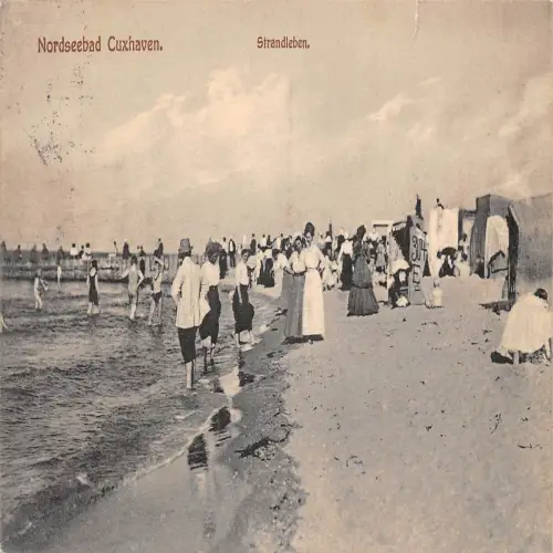 Cuxhaven Strandleben gl1914 175.197
