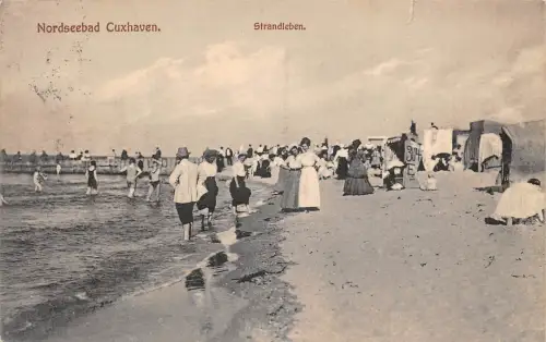 Cuxhaven Strandleben gl1914 175.197