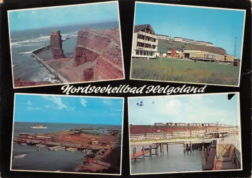 Helgoland Mehrbildkarte Teilansichten gl1972 175.245