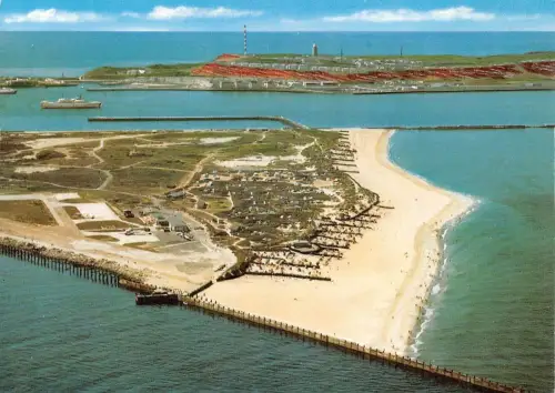 Helgoland Badedüne und roter Sandsteinfelsen ngl 175.246