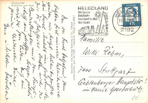 Helgoland Badedüne und Insel gl1969 175.250