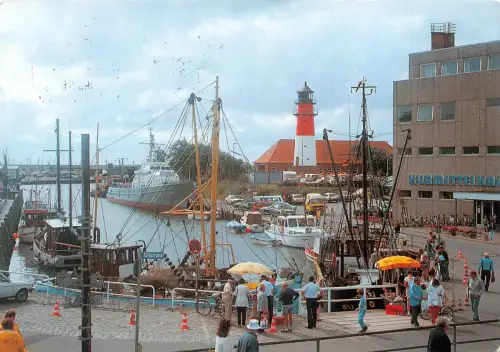 Büsum Leuchtturm und alter Hafen gl1986 175.274