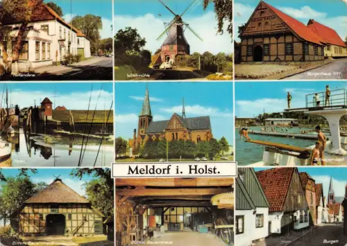 Meldorf i. Holst. Mehrbildkarte gl1973 175.266