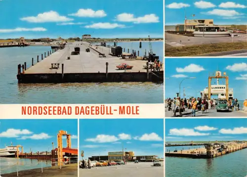 Dagebüll-Mole Mehrbildkarte gl1976 175.294