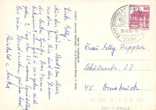 Husum Mehrbildkarte gl1987 175.320