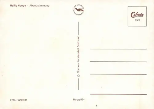 Hallig Hooge Abendstimmung ngl 175.327