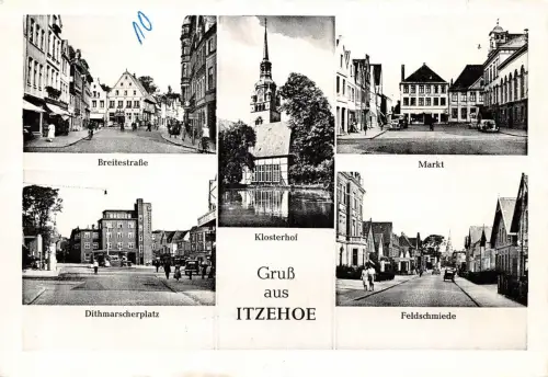 Itzehoe Mehrbildkarte ngl 175.325