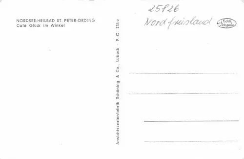 St. Peter-Ording Cafe Glück im Winkel ngl 175.331