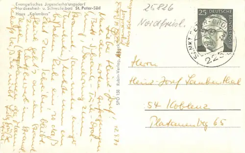 St. Peter-Ording Jugenderholungsdorf gl1971 175.332