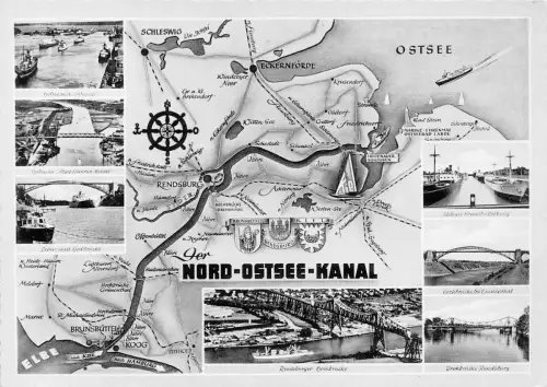 Nord-Ostsee-Kanal Mehrbildkarte ngl 175.329