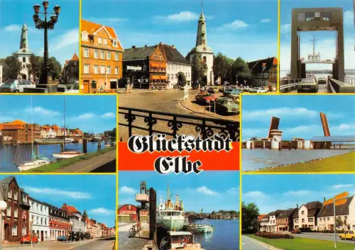 Glückstadt, Mehrbildkarte ngl 175.350